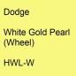 Preview: Dodge, White Gold Pearl (Wheel), HWL-W.